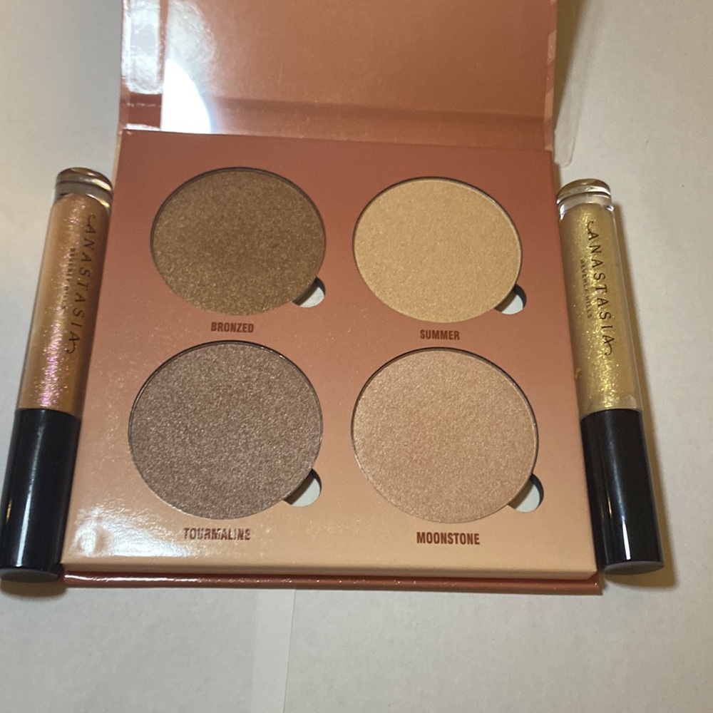 🌕GLOW w/ABH  4 pc HIGHLIGHT & 2 Glosses